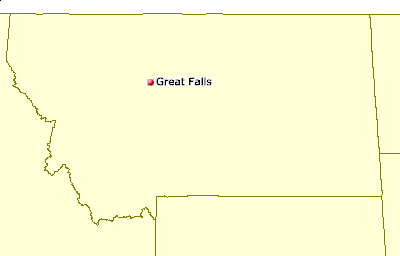 [Map of Montana Juggling Clubs]